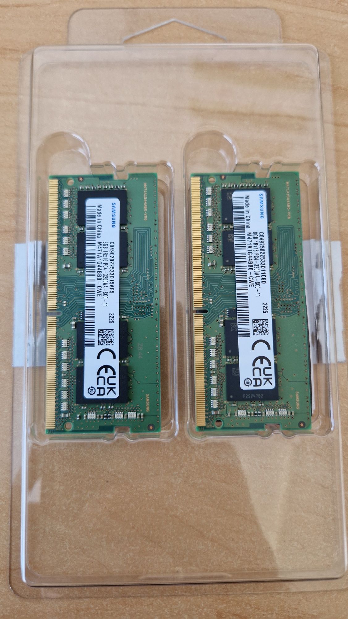Оперативна пам'ять DDR4 8gb 3200 для ноутбука 2шт