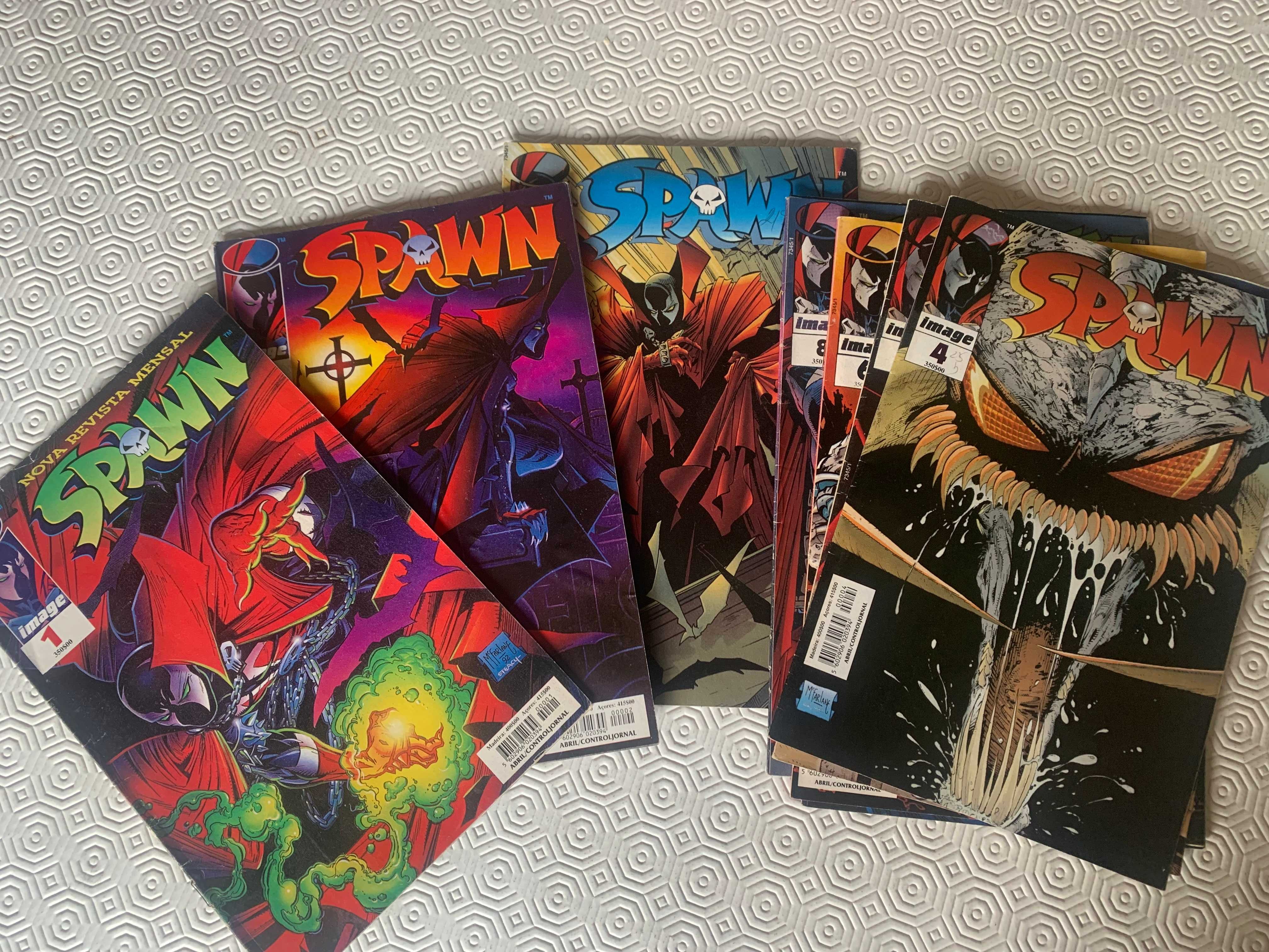 Spawn, N.º 3 ao 6 + 8 (anos 90, Image Comics, PT-PT)