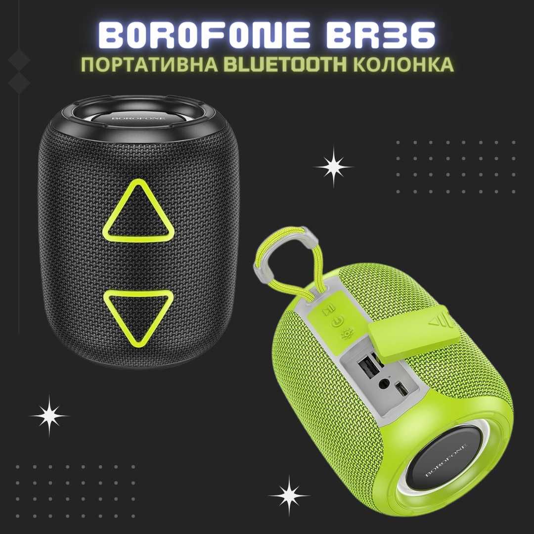 Нова оригінальна Bluetooth-колонка BOROFONE BR36 LUCY SPORTS Сірий