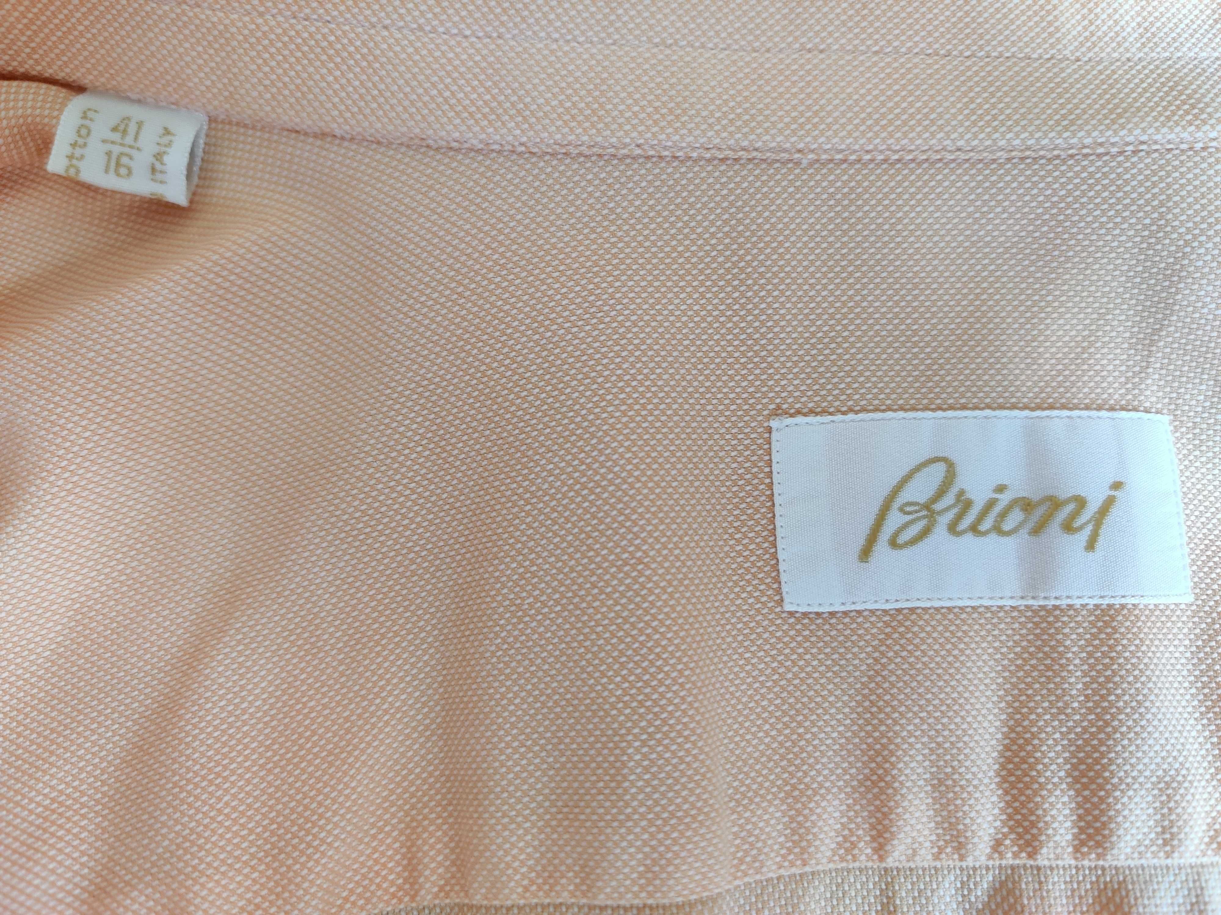 Brioni мужская рубашка из 100% хлопка Оригинал!