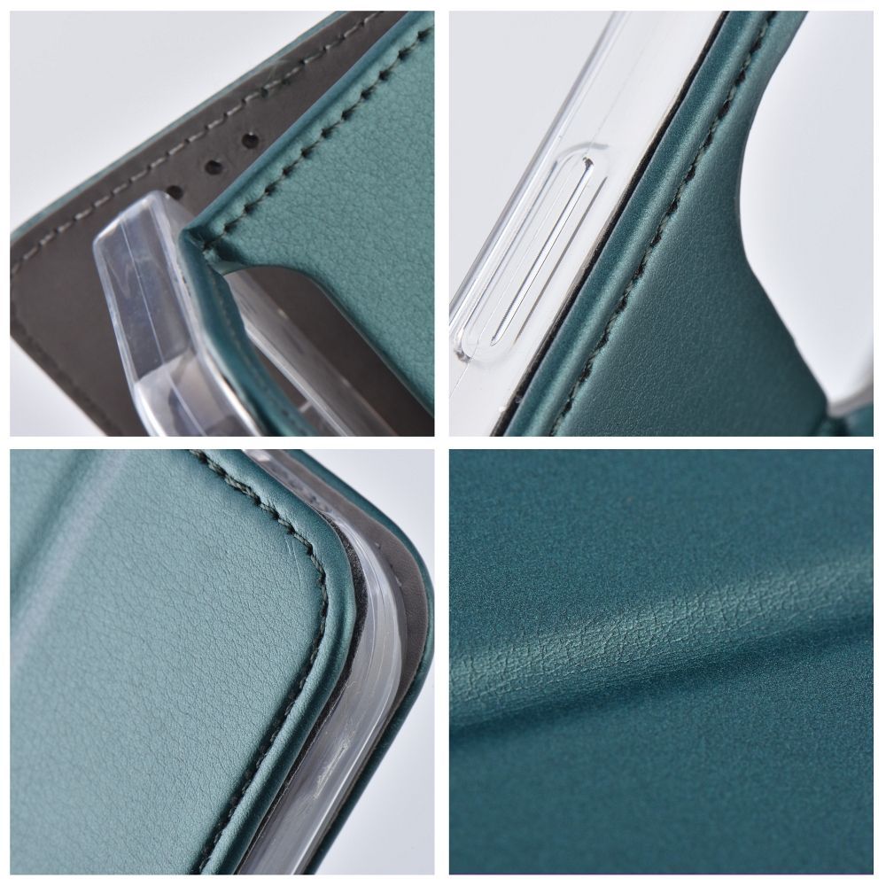 Etui Kabura Smart Magneto Do Samsung A55 Ciemnozielony