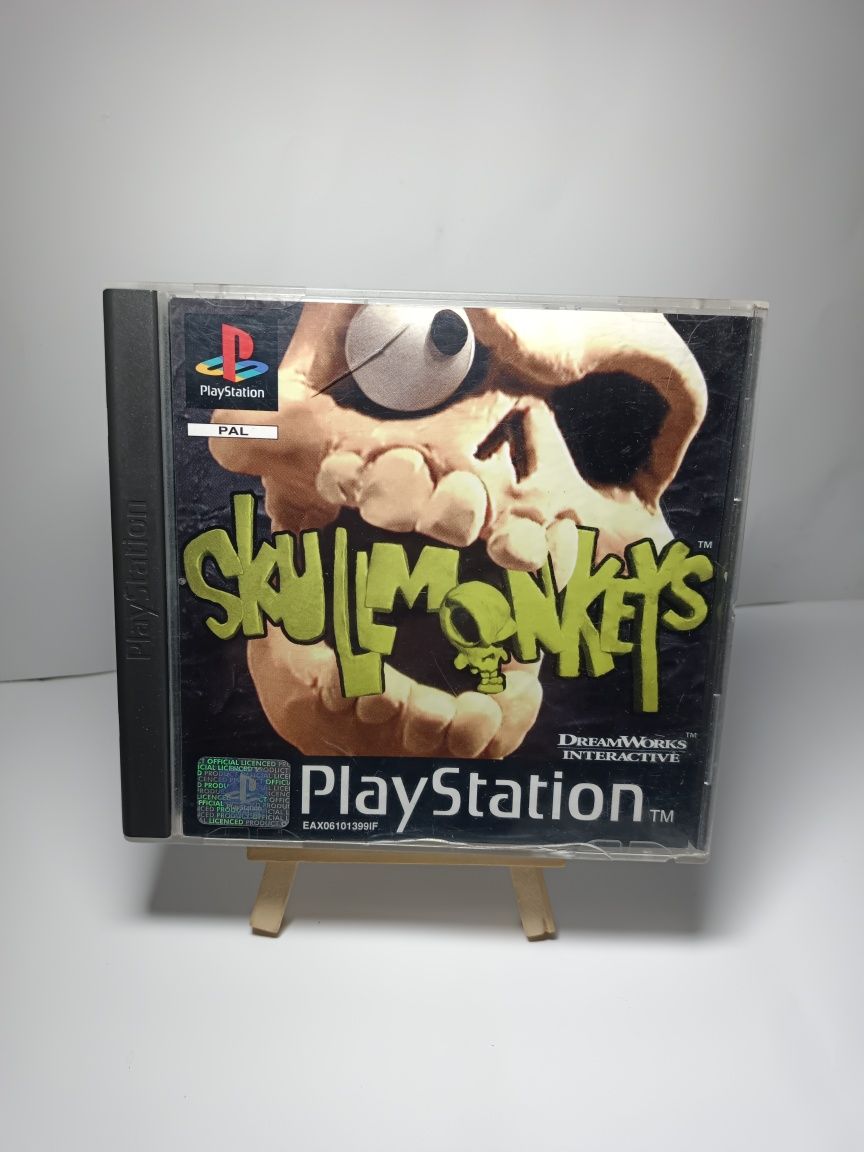 Skullmonkeys ps1 psx Playstation1 psone pudełko książka okładki