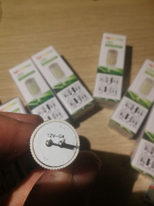 10x Żarówka G4 zestaw LED KAPSUŁKA MINI G4 4W = 30W 6500K ZIMNA BARWA