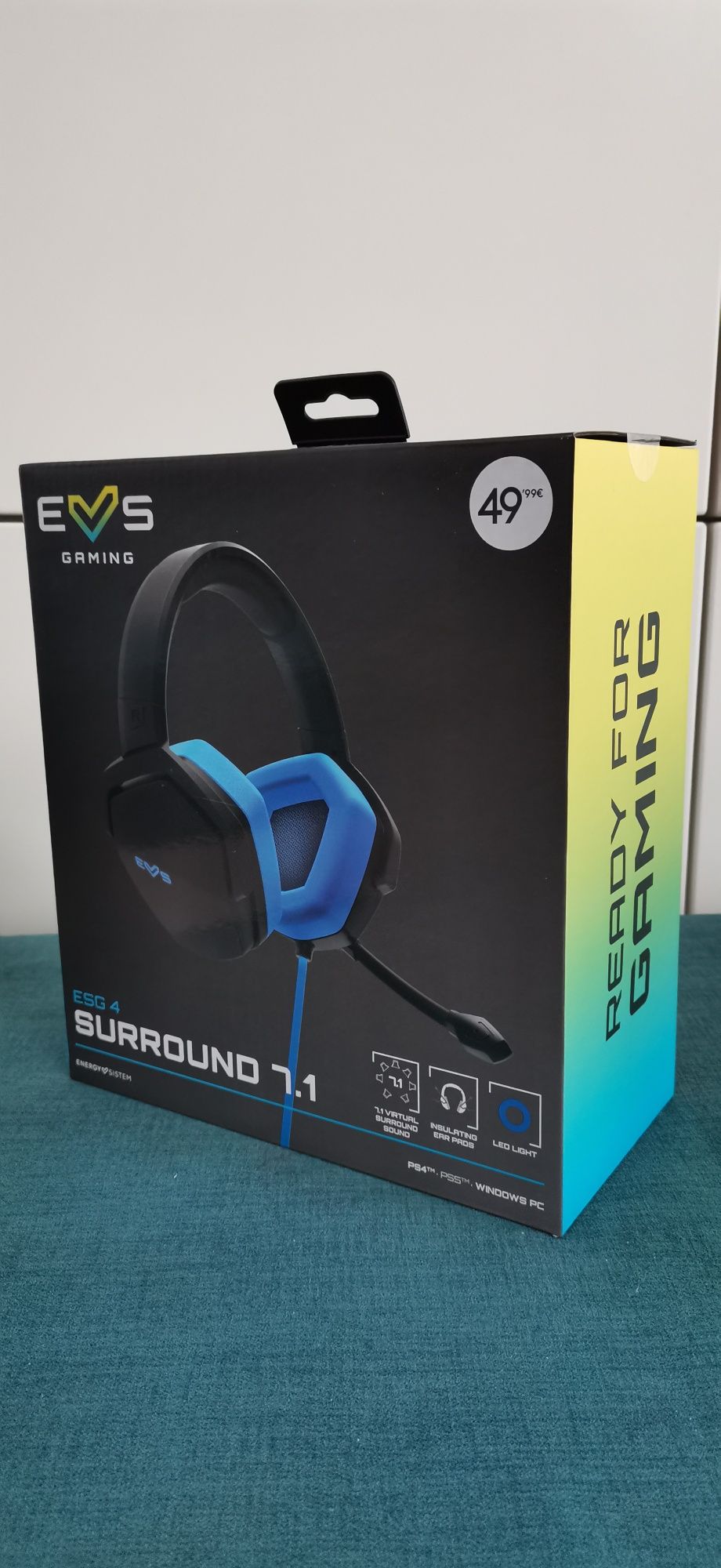 Auscultadores Gaming Energy system esg4 surround 7.1