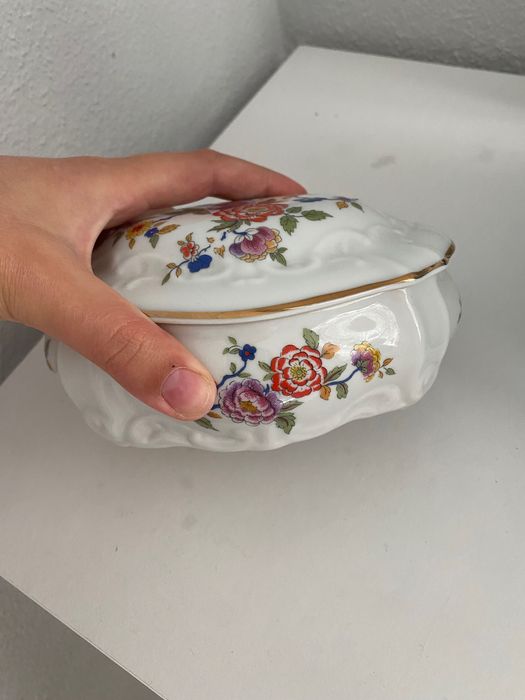 caixa em cerâmica, porta jóias