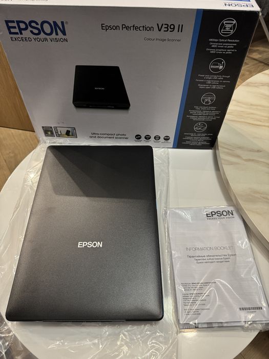 Nowy skaner przenośny Epson Perfection V39II USB 4800DPI