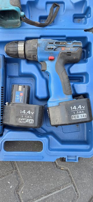 2 szt Wkrętarka CELMA WAK 14 14,4V + 2 aku