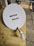Antena satelitarna 60 cm + konwerter i uchwyt