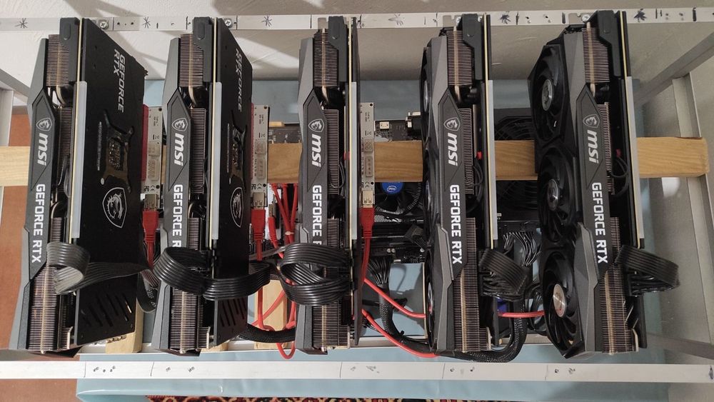 Продам ферму на 5 карт 3060TI полный комплект.