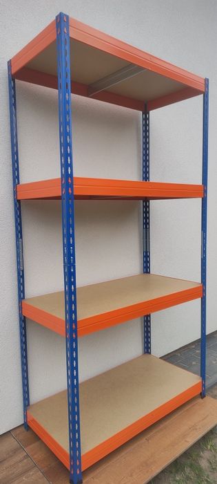 Regały Garażowe, Magazynowe 192x100x50 cm 4P/300 kg