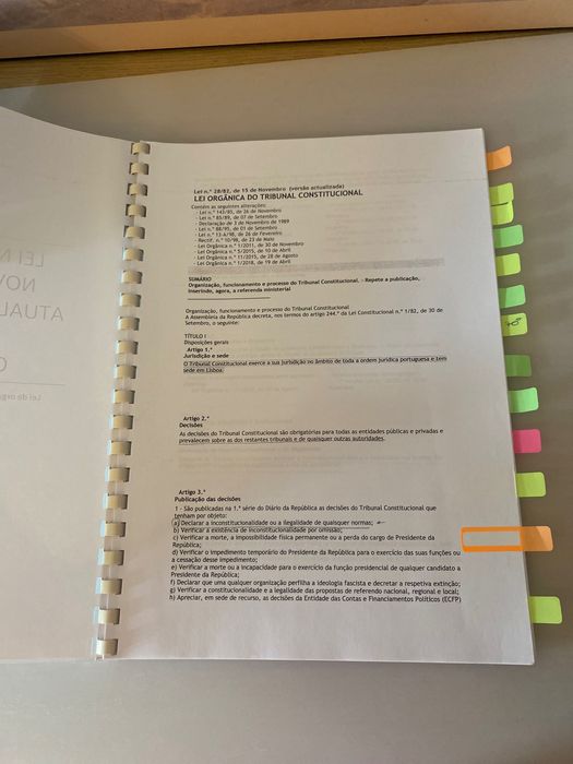Lei n 28/82 de 15 de novembro imprensa e encadernada