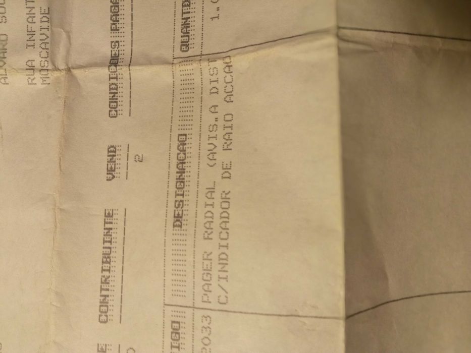 Alarme Pager Radial de 1997 aviso raio de ação, estrear-  Clássicos