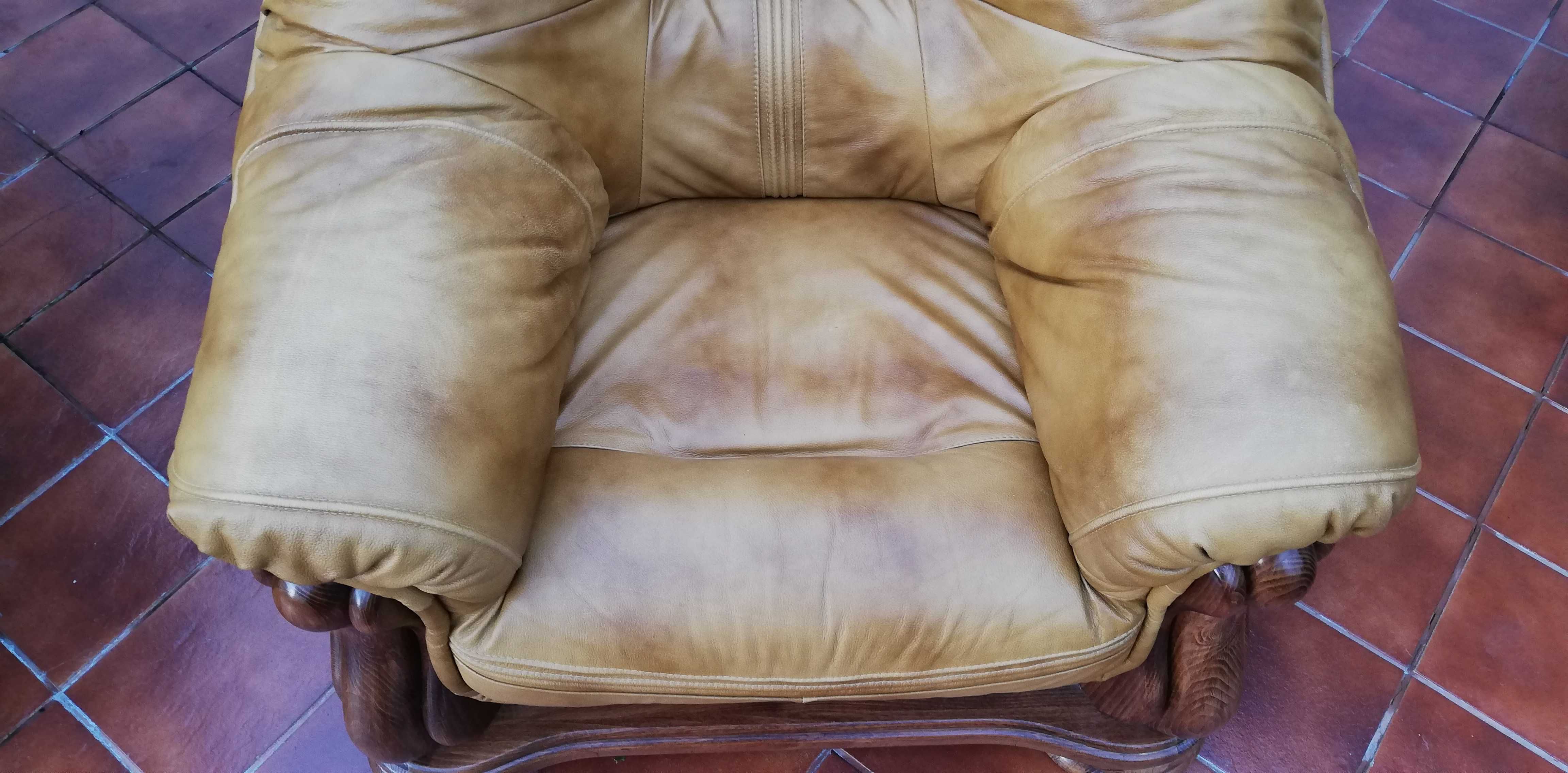 wypoczynek klasyczny skórzany kanapa fotel komplet skóra sofa relaks