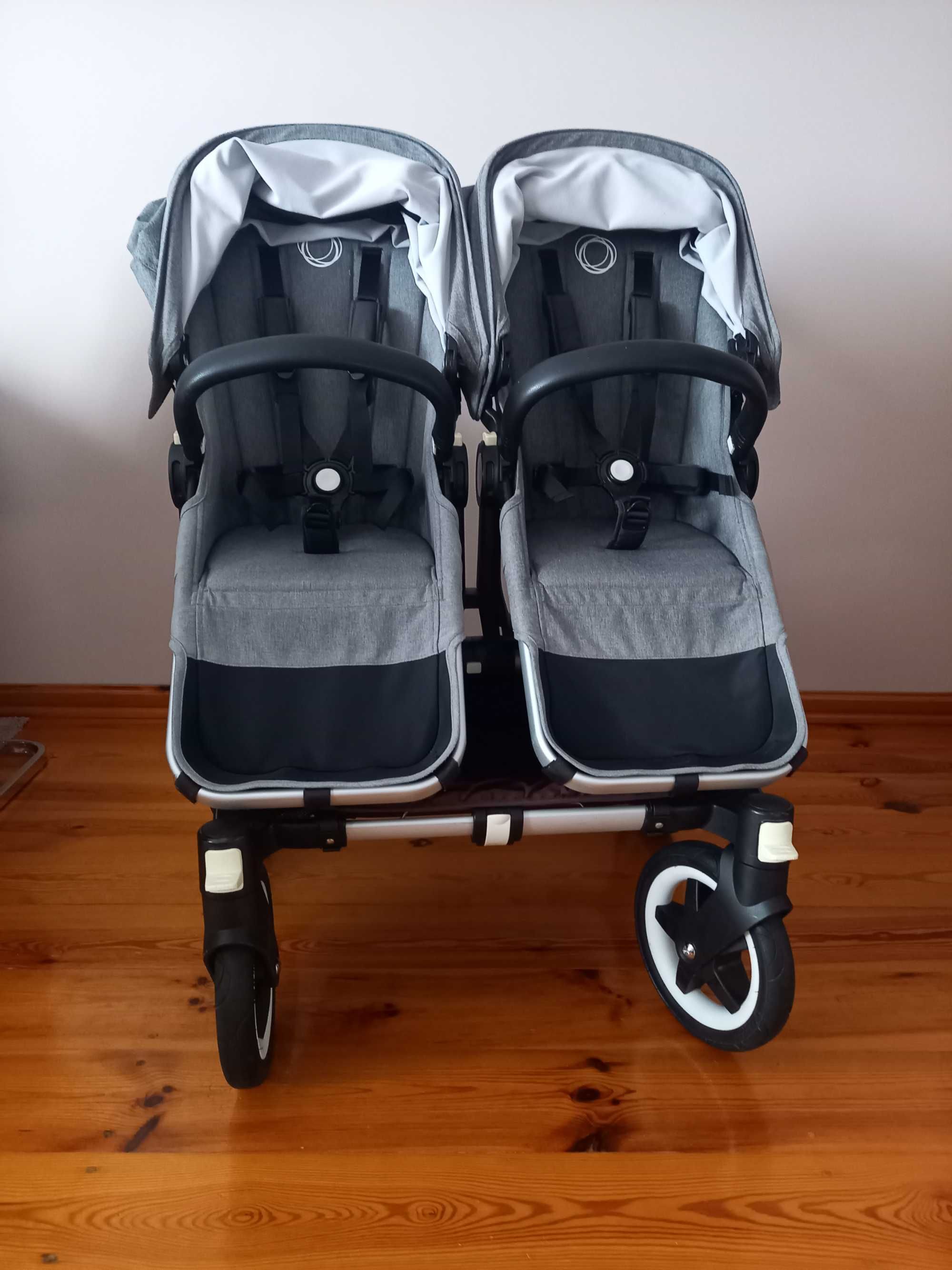 Wózek Bugaboo Donkey 2 Twin Grey Melange