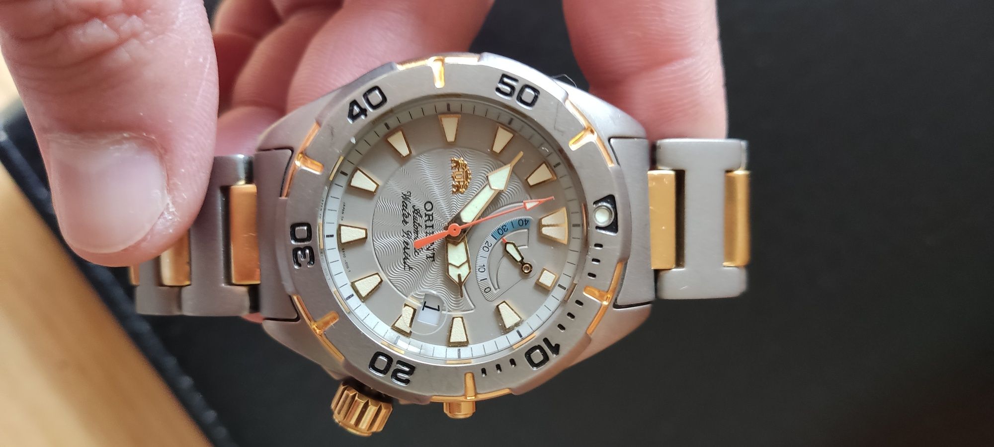 Relógio Orient m-force automático Titanium