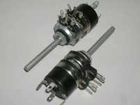 2x 50 K Potenciómetro de 50+50 Kohms c/ interruptor (on/off) Piher