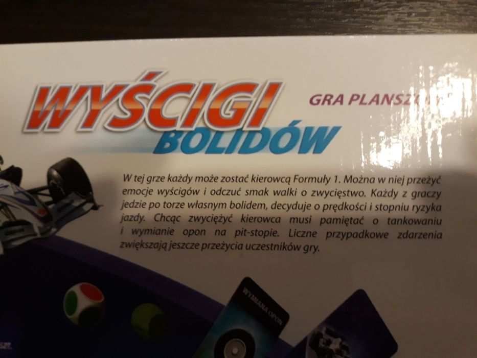 Gra planszowa Wyścigi Bolidów dla 2-4 osób