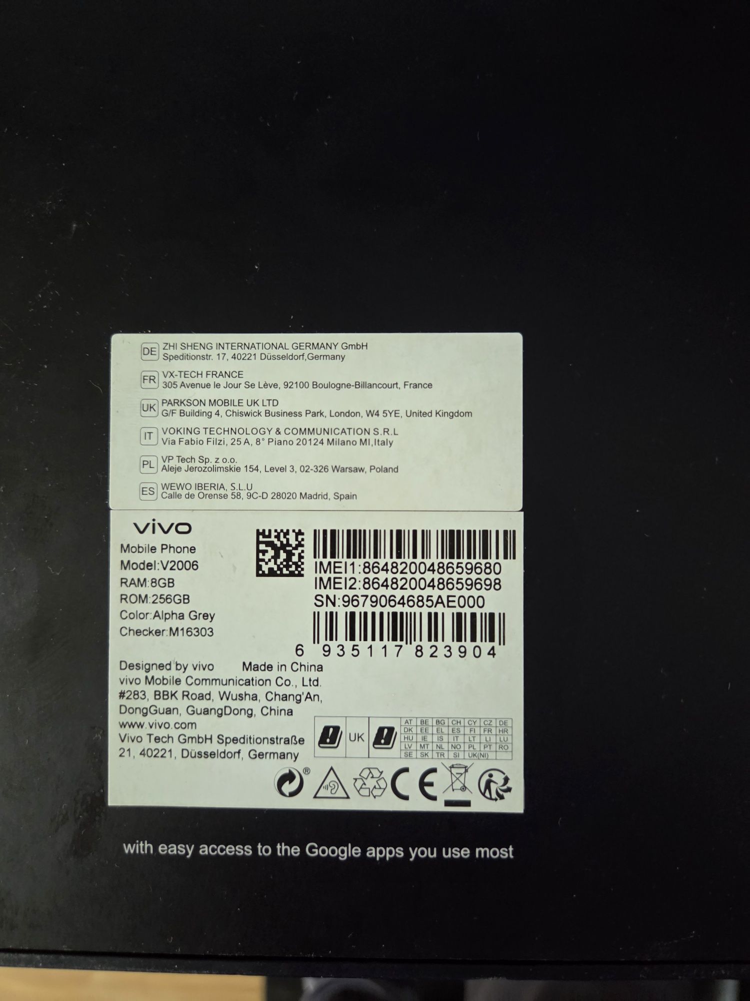 Vivo X51 5G 8/256 GB Alpha Grey