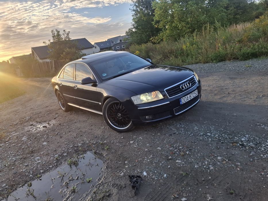 Audi a8 d3 Quattro/3.0tdi/233km/20cali/łopatkiF1/full/zamiana