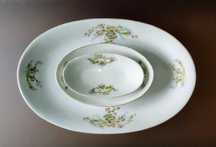 Conjunto de 3 travessas Vista Alegre 1924/47