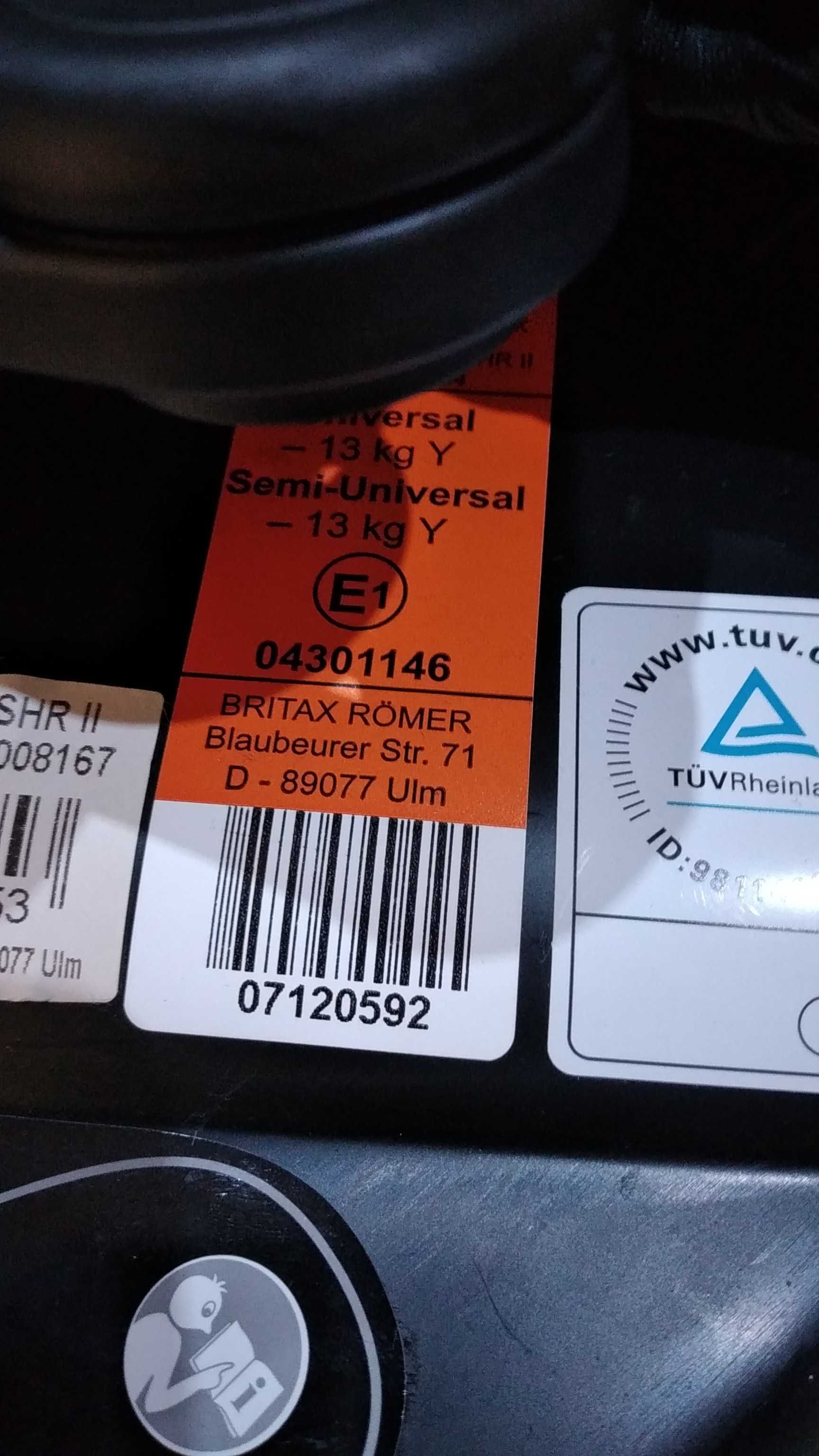 Foteliik Britax Rómer plus baza Isofix