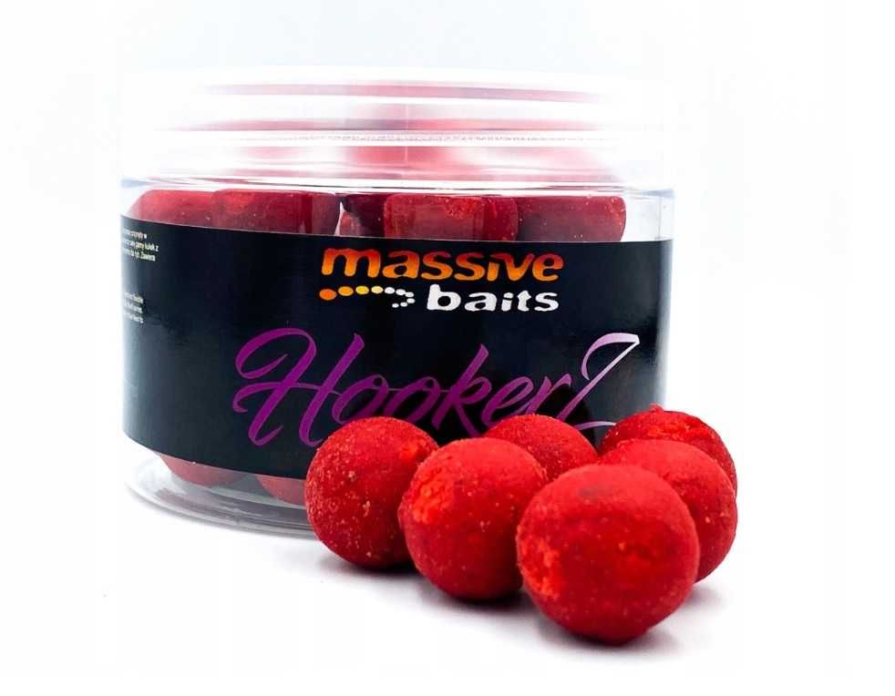 Massive Baits Kulki Hookerz Strawberry Bergamotta 18mm