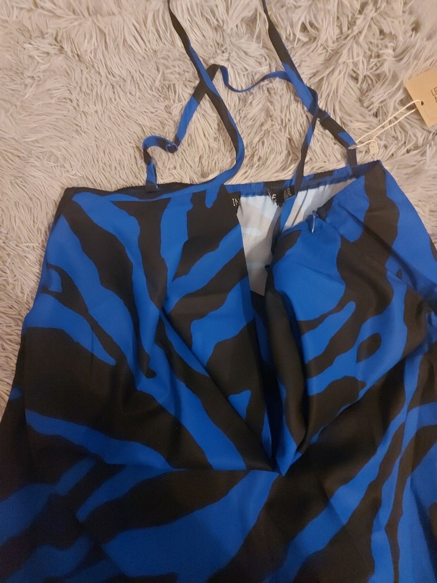 Sukienka damska midi zebra xl