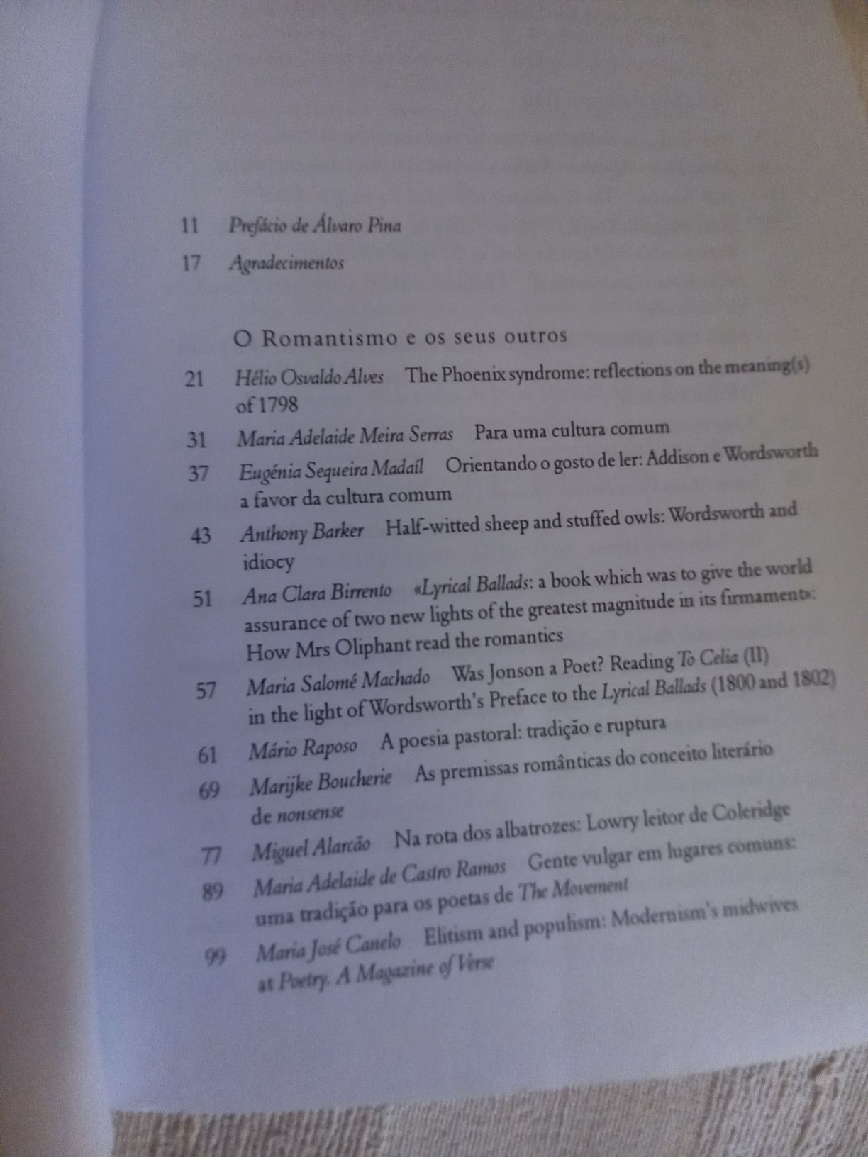 Do Esplendor na Relva ensaios sobre cultura de língua inglesa