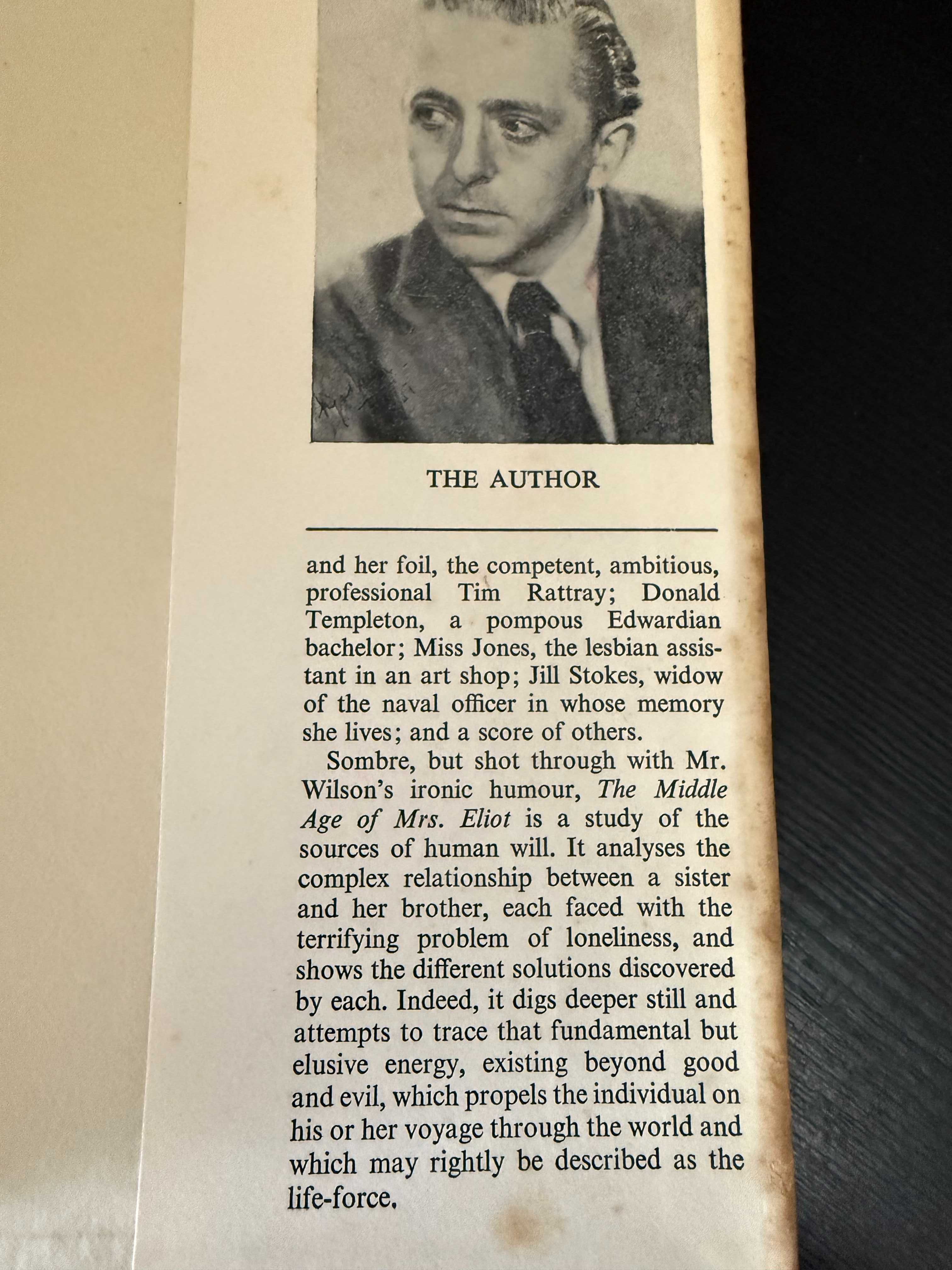 Angus Wilson – The Middle Age of Mrs Eliot
