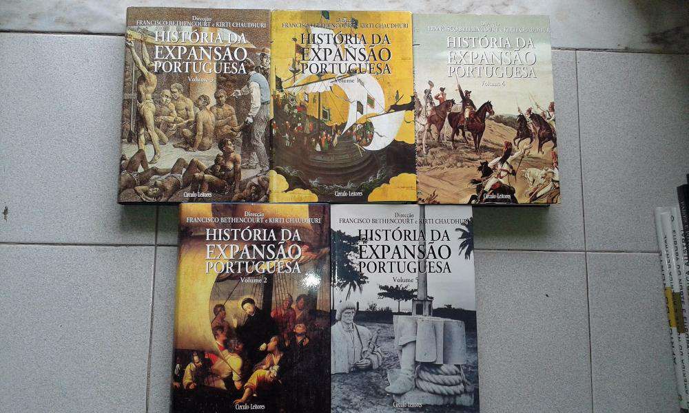 História da expansão Portuguesa vol 1,2,3,4,5