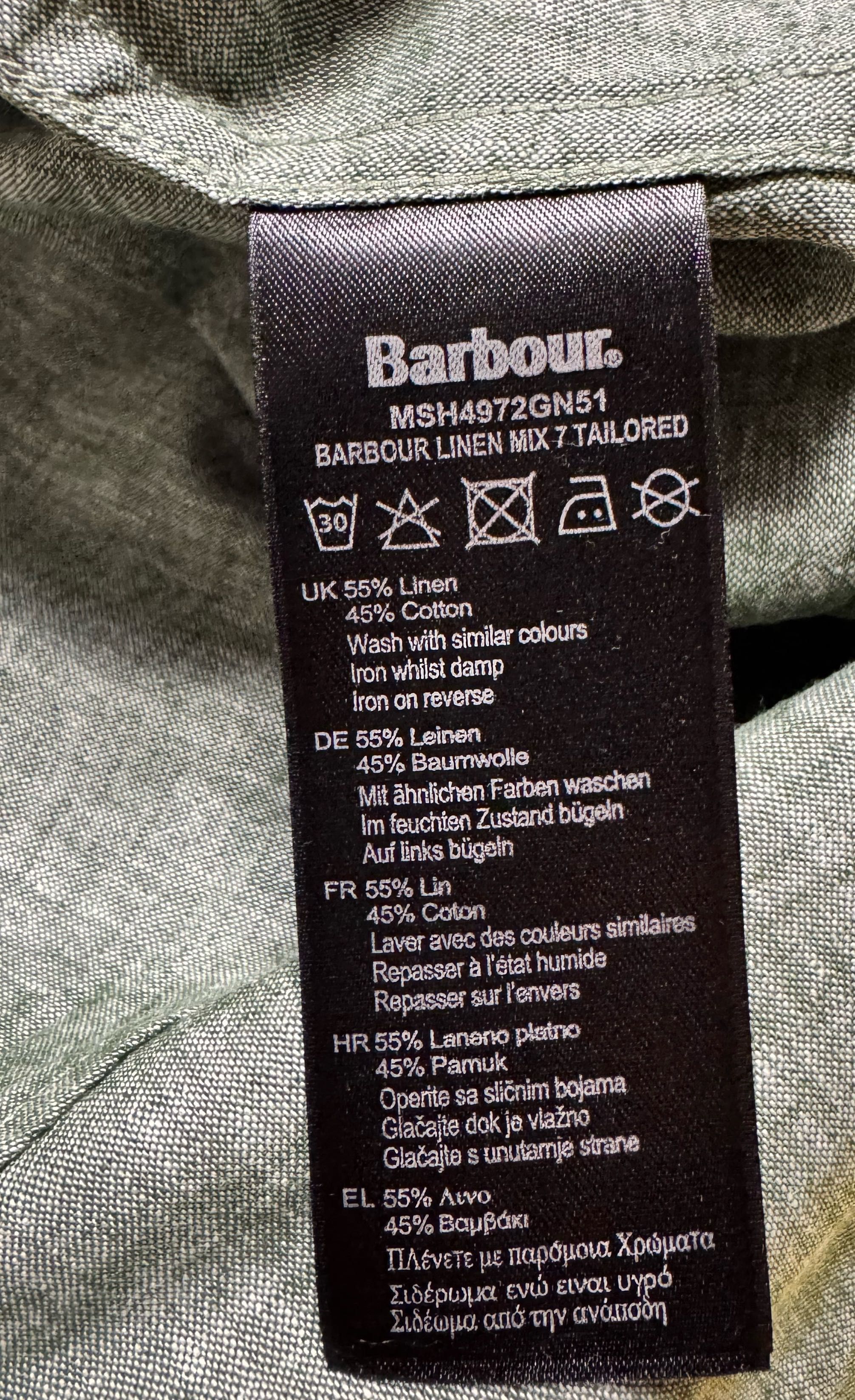 Льняная рубашка Barbour .
