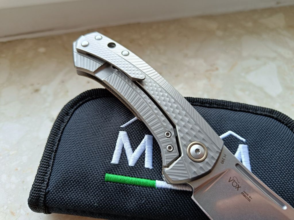 Nóż folder MKM Colvera VOX m390 micarta tytan Lionsteel Viper