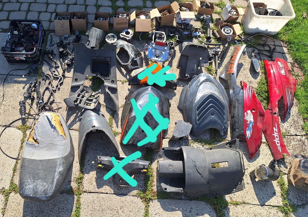 Czesci quad skuter cross 4t 2t