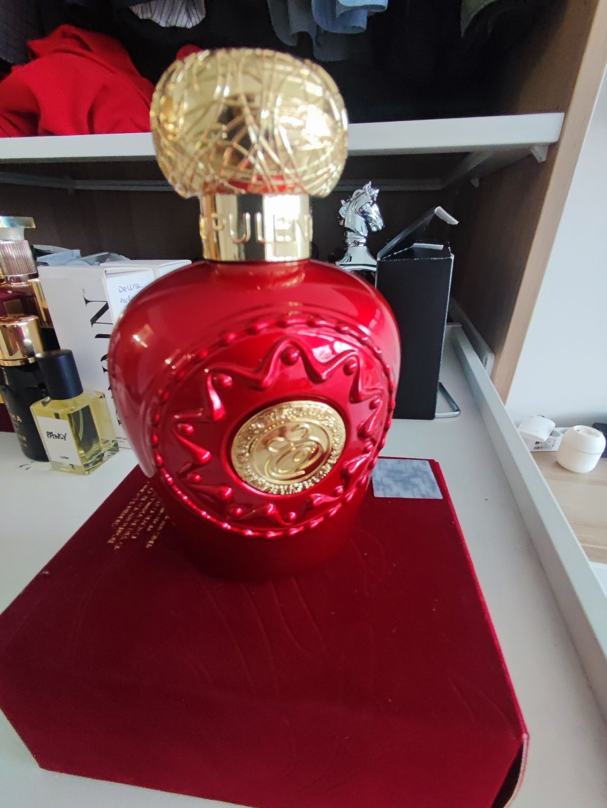 Perfume Árabe Homem Mulher Unissexo Opulent Red de Lattafa