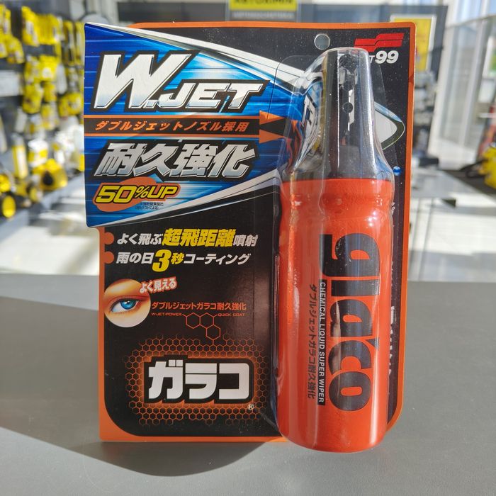 Антидощ Soft 99 Glaco, абразивний очисник скла, очисник водного каменю