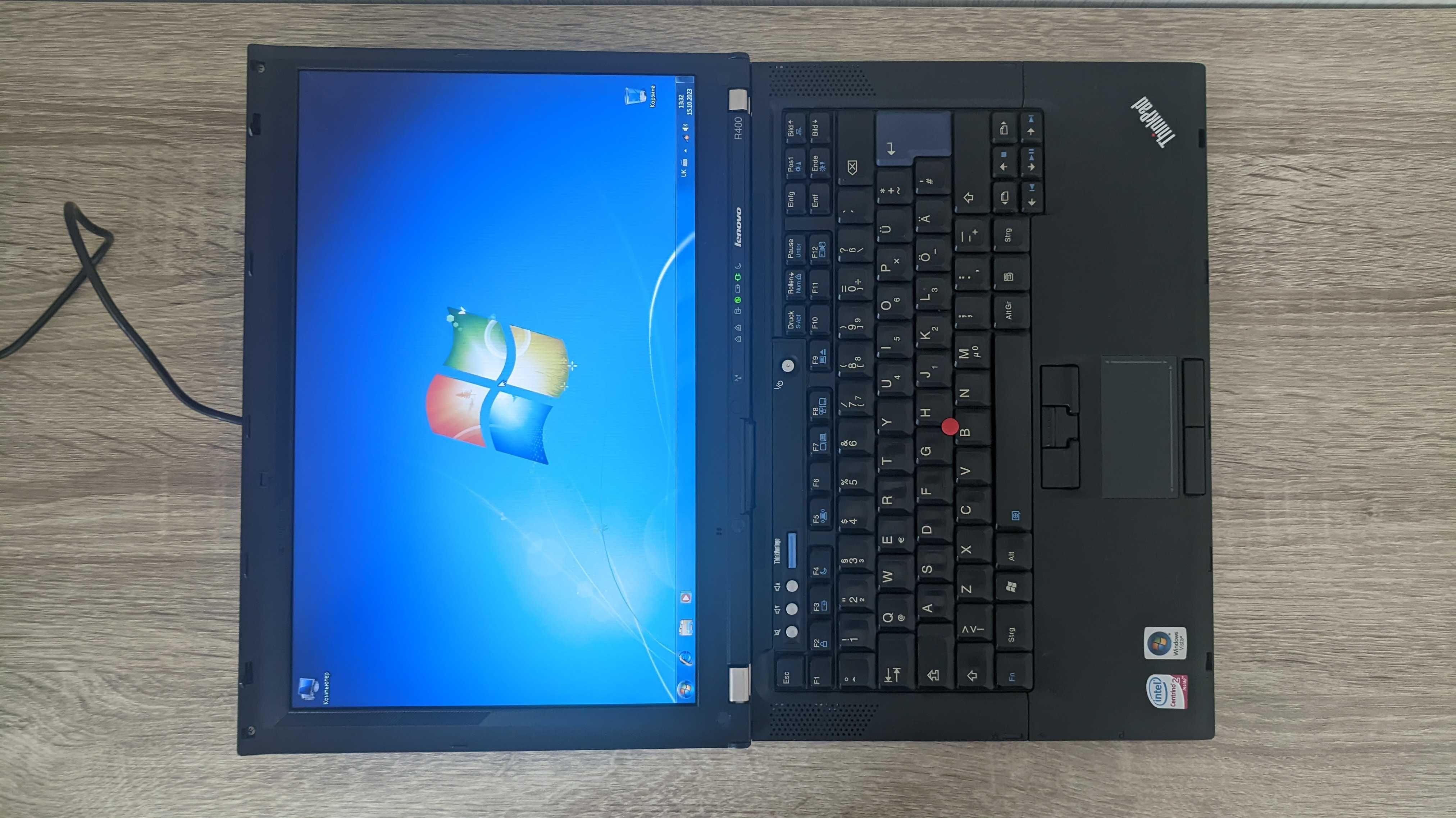 Надійний 14.1" ноутбук Lenovo ThinkPad R400 (P8400/4Gb/SSD 64Gb+ New)