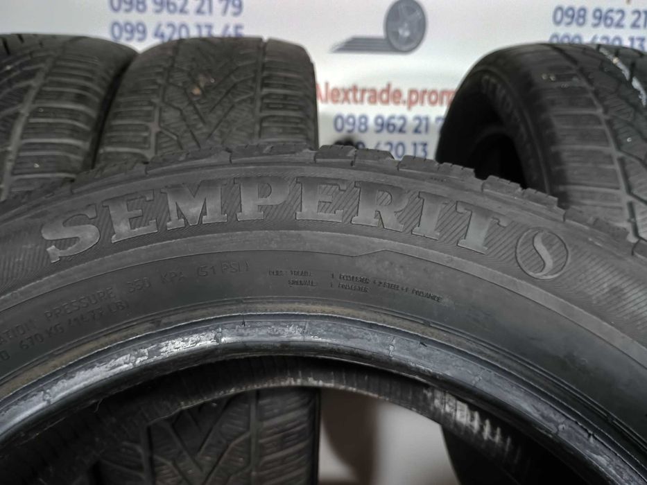4 шт. 205/55 R16 Semperit Speed-Grip 2 зимові шини б/у, 6 мм,