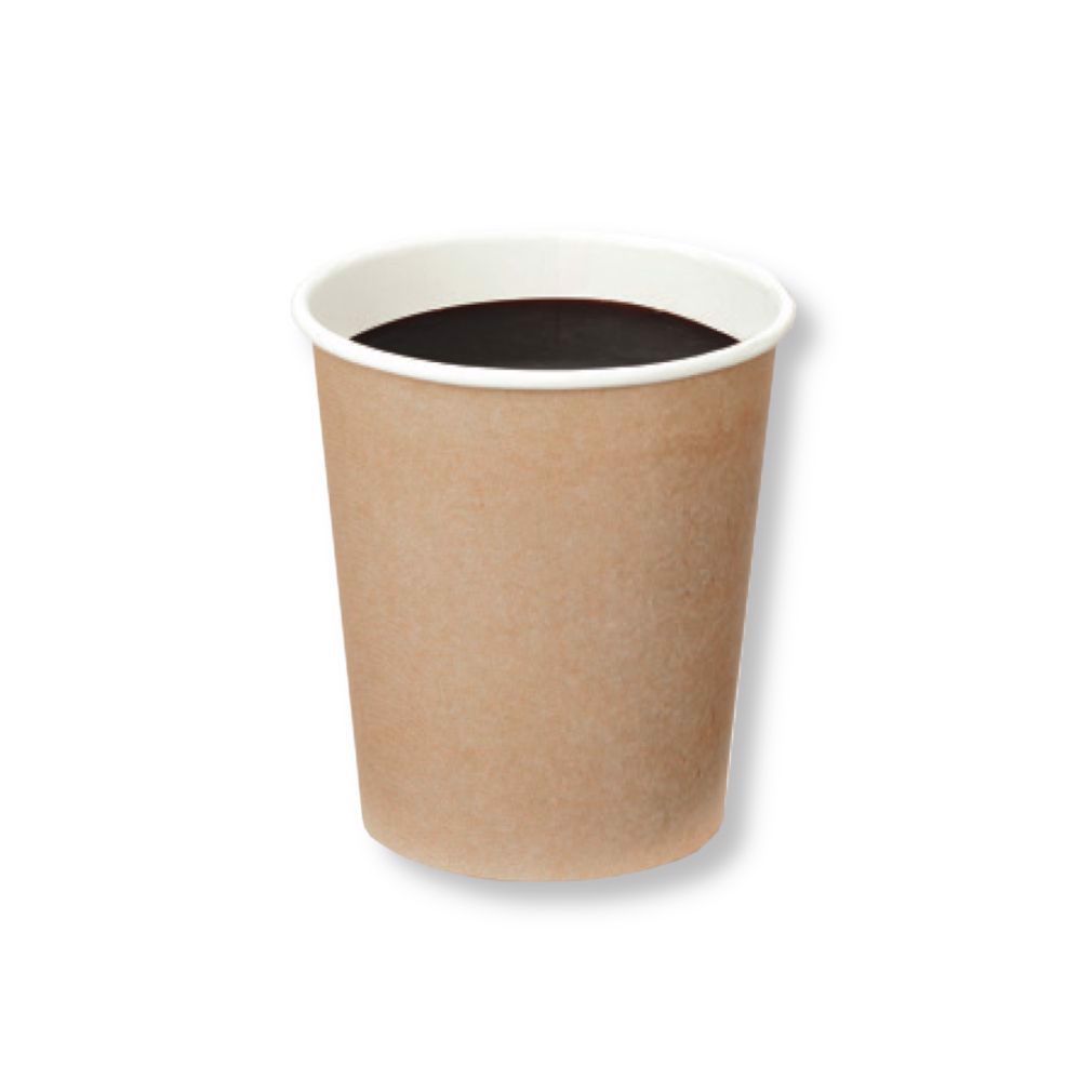 kubek papierowy 100ml na kawę kraft 50szt $