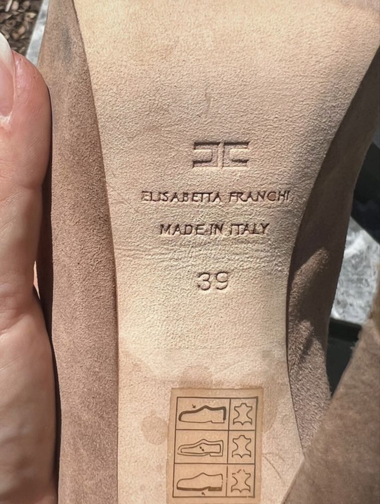 Sapatos Elisabetta Franchi com laços