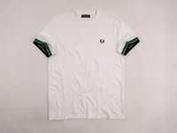 Fred Perry T-shirt z wyhaftowanym logo męska koszulka bawełniana M