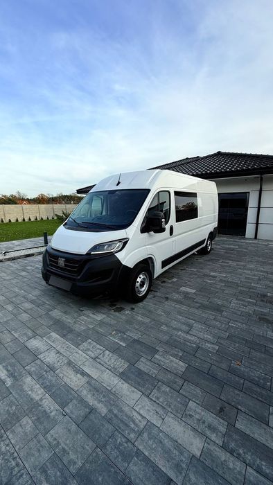 Fiat Ducato Fiat Ducato Brygadówka 180PS 6 Osób Full Led Kamera Super Stan