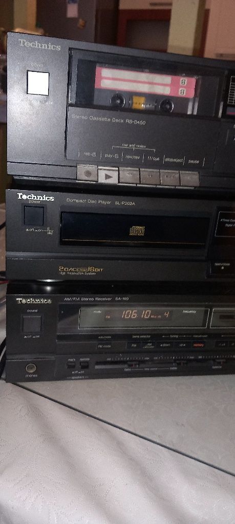 Technics Deck ,Amplituner, CD .