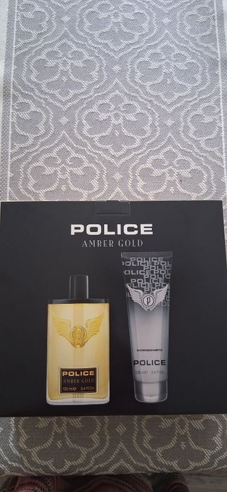 POLICE Amber Gold zestaw woda toaletowa 100ml +shower szampoo