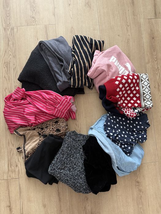 Пакет речей вещей новорічна кофта Puma плаття спідниця теплі штани