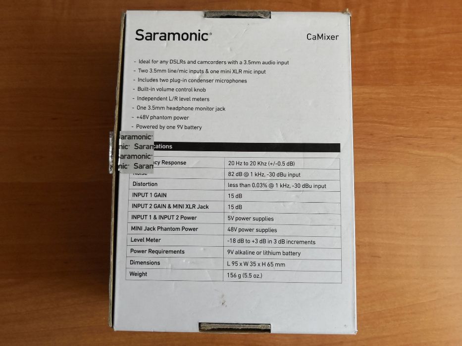 Mikser audio Saramonic CaMixer FV23%