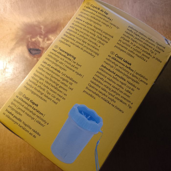 Czyścik do łap Jolly Paw r. M-L - bardzo dobry stan