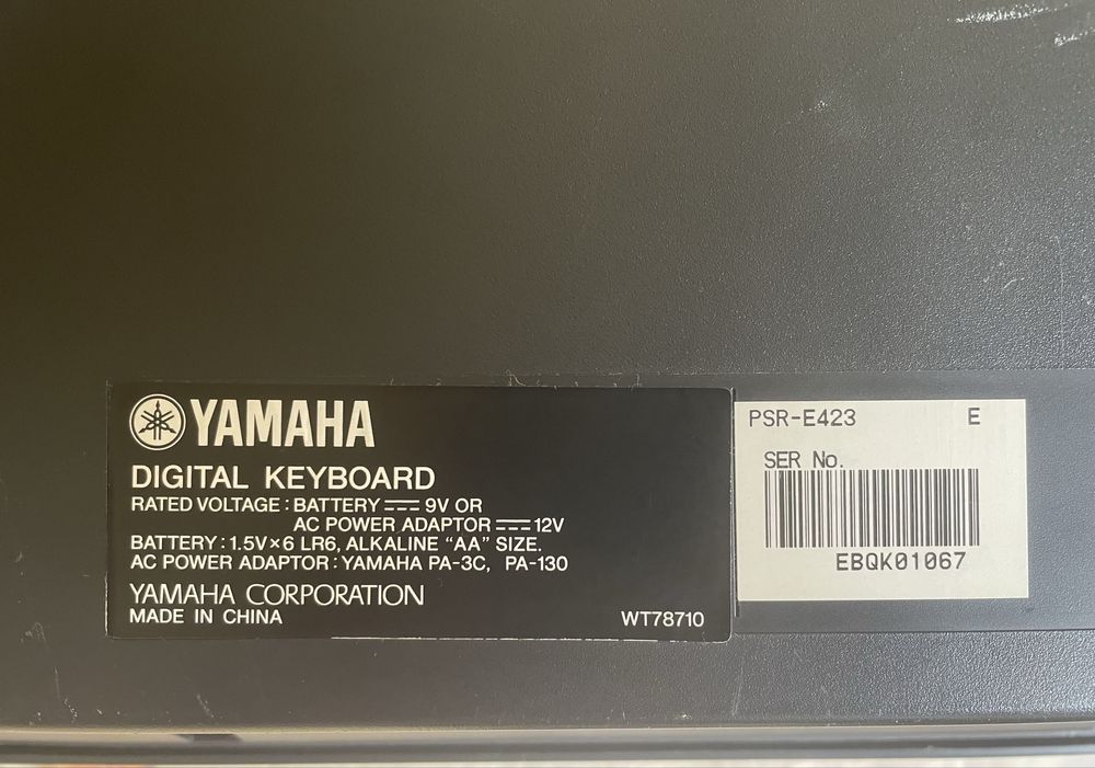 Yamaha psr-e423