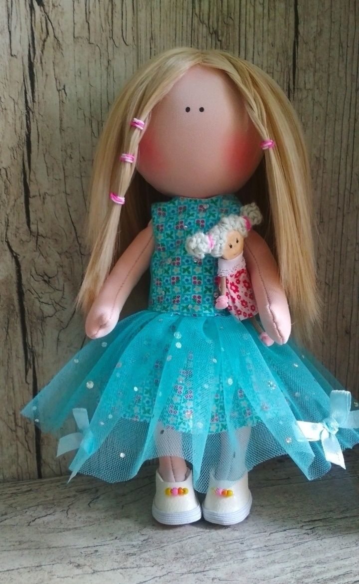 Лялька зі змінним одягом, лялька ручної роботи, кукла ручной работы