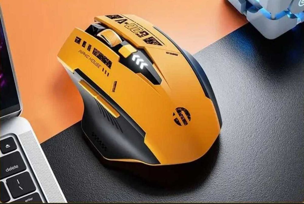 Inphic A9 Bumblebee–Бездротова 3-в-1 мишка, 500 мАг,LED індикатор,тиха