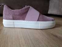 Skórzane półbuty sneakersy Pieces